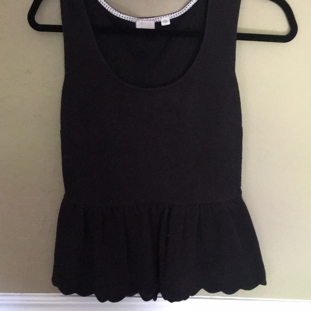 Anthropologie Scalloped Tank